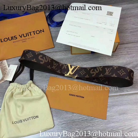 Louis Vuitton SPREME 40mm Belt M5899 Brown