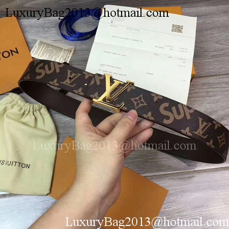 Louis Vuitton SPREME 40mm Belt M5899 Brown