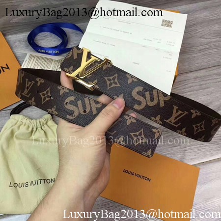 Louis Vuitton SPREME 40mm Belt M5899 Brown