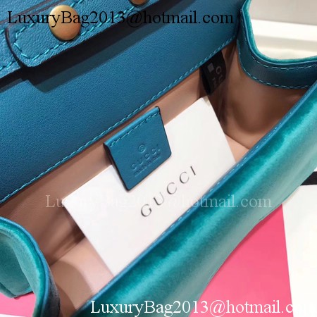 Gucci Broadway Velvet mini Bag 489218 Green