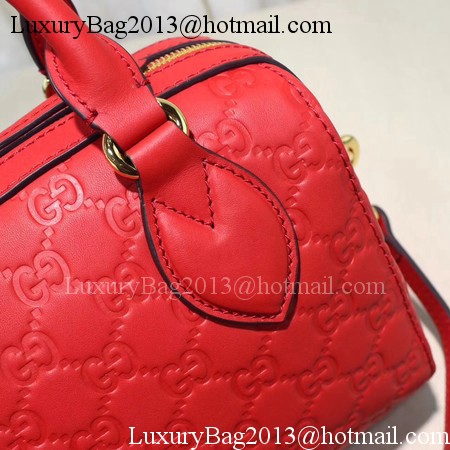 Gucci Joy mini Bag Signature Leather 475842 Red