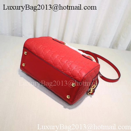 Gucci Joy mini Bag Signature Leather 475842 Red