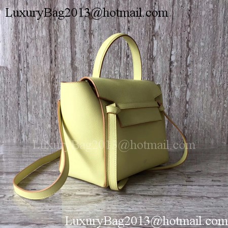 Celine Belt mini Bag Original Leather C98310 Yellow