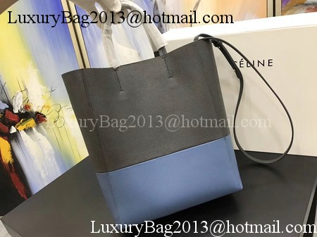 Celine Cabas Phantom Bags Original Leather C3365 Grey&Blue