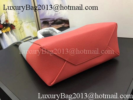 Celine Cabas Phantom Bags Original Leather C3365 Grey&Red