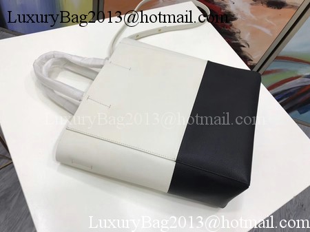 Celine Cabas Phantom Bags Original Leather C3365 OffWhite&Black