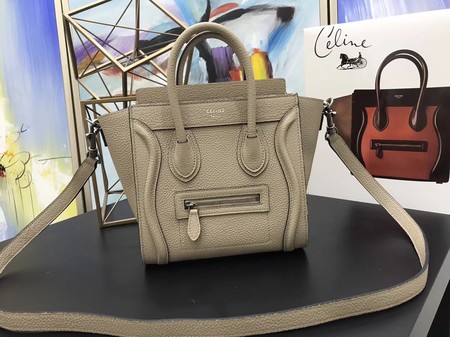 Celine Luggage Nano Tote Bag Original Leather CA3560 Apricot