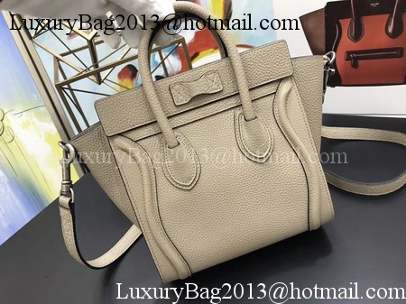 Celine Luggage Nano Tote Bag Original Leather CA3560 Apricot