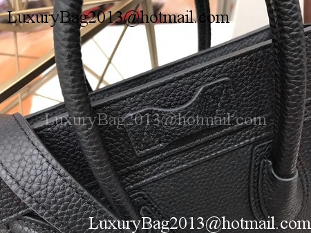 Celine Luggage Nano Tote Bag Original Leather CA3560 Black