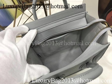 Celine Luggage Nano Tote Bag Original Leather CA3560 Grey