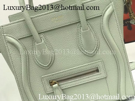 Celine Luggage Nano Tote Bag Original Leather CA3560 OffWhite