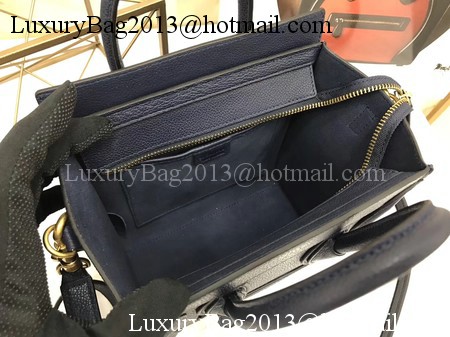 Celine Luggage Nano Tote Bag Original Leather CA3560 Royal