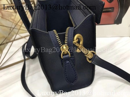 Celine Luggage Nano Tote Bag Original Leather CA3560 Royal