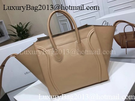 Celine Luggage Phantom Tote Bag Smooth Leather CT3372 Apricot