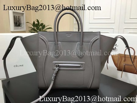 Celine Luggage Phantom Tote Bag Smooth Leather CT3372 Grey