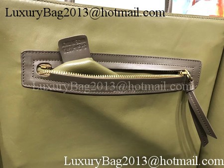 Celine Luggage Phantom Tote Bag Suede Leather CT3372 Green