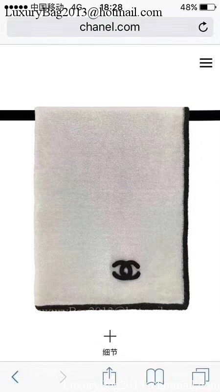 Chanel Scarf A2830 OffWhite