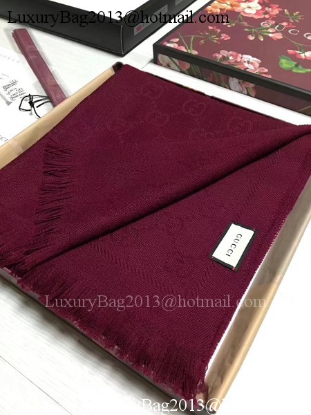 Gucci Scarf G2827 Wine