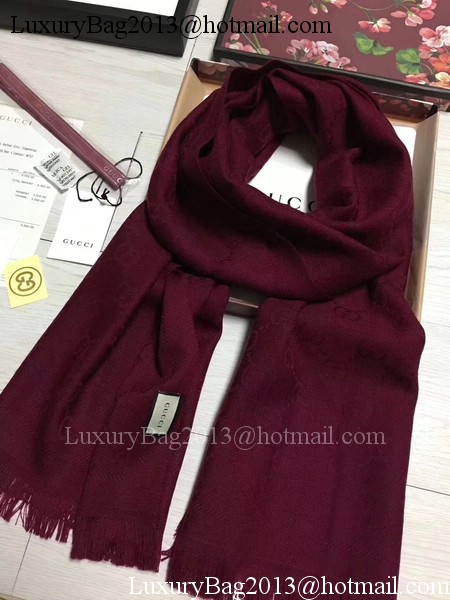 Gucci Scarf G2827 Wine