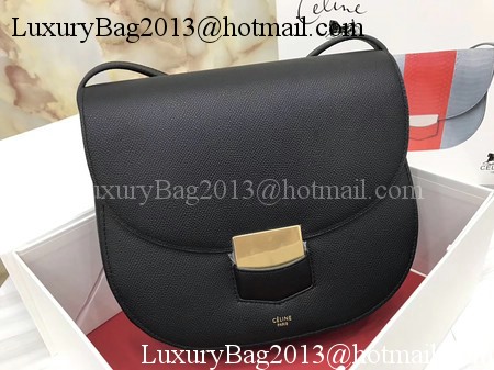 Celine Compact Trotteur Bag Calfskin Leather C1269 Black