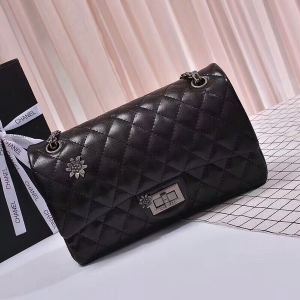 Chanel 2.55 Series Bags Sheepskin B56987 Black