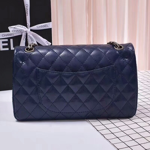 Chanel 2.55 Series Bags Sheepskin B56987 Blue