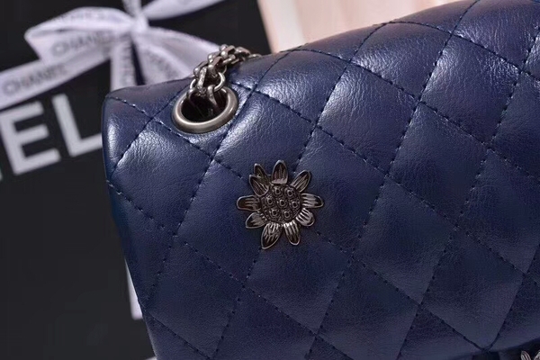 Chanel 2.55 Series Bags Sheepskin B56987 Blue