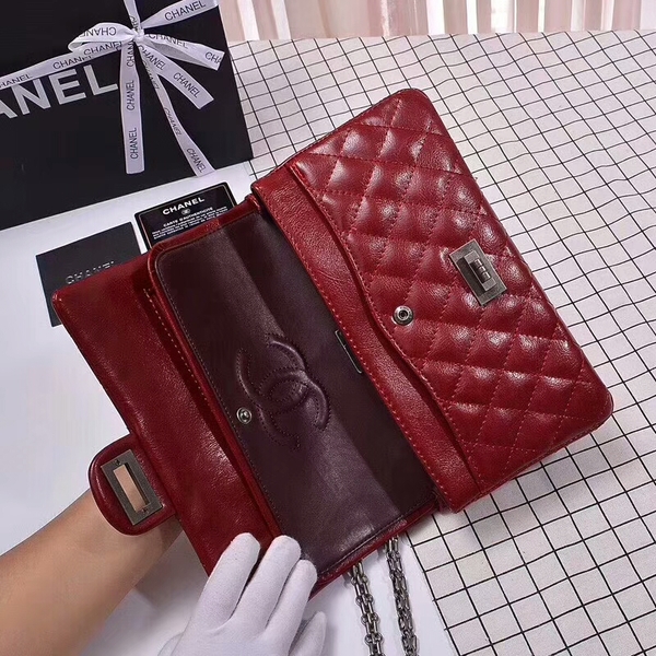 Chanel 2.55 Series Bags Sheepskin B56987 Red