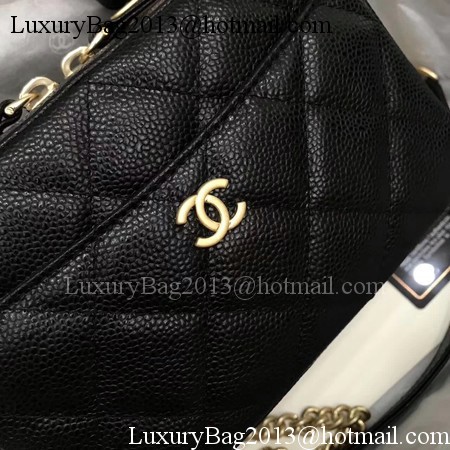 Chanel Shoulder Bag Original Leather A91907 Black