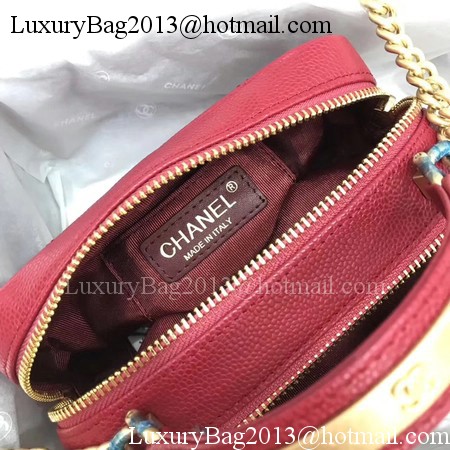 Chanel Shoulder Bag Original Leather A91907 Red