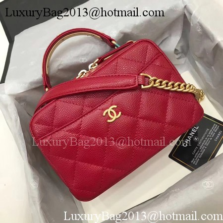 Chanel Shoulder Bag Original Leather A91907 Red