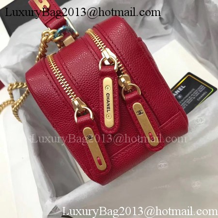 Chanel Shoulder Bag Original Leather A91907 Red