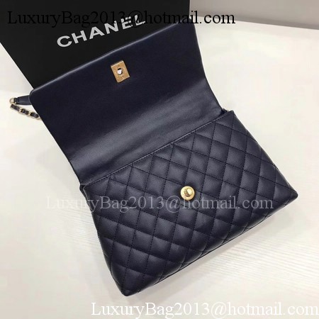 Chanel Classic Red Top Handle Bag Royal Original Leather A92991 Gold