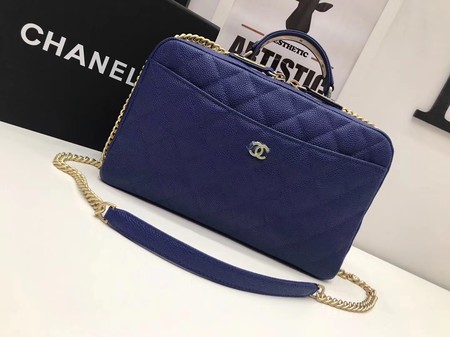 Chanel Shoulder Bag Original Caviar Leather CHA6599 Blue