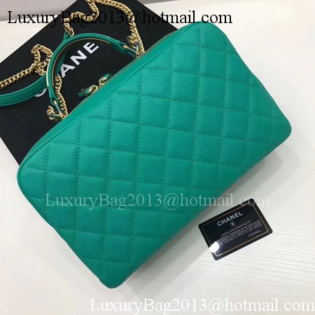 Chanel Shoulder Bag Original Caviar Leather CHA6599 Green