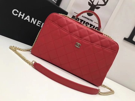 Chanel Shoulder Bag Original Caviar Leather CHA6599 Red