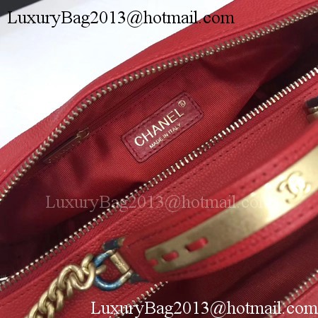 Chanel Shoulder Bag Original Caviar Leather CHA6599 Red