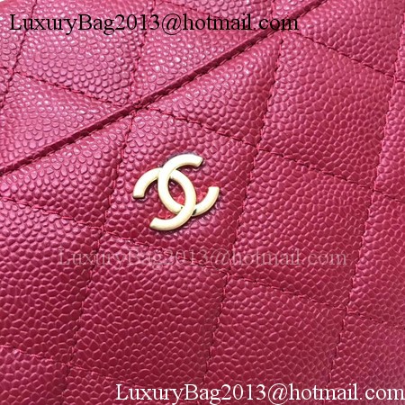 Chanel Shoulder Bag Original Caviar Leather CHA6599 Rose