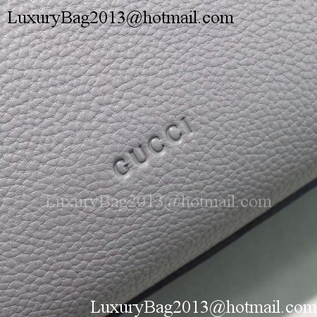 Gucci Bamboo Daily Leather Top Handle Bags 370830 Grey