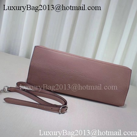 Gucci Bamboo Daily Leather Top Handle Bags 370830 Pink