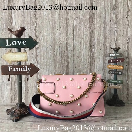 Gucci Broadway Leather mini Bag 453778 Pink