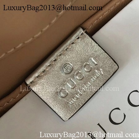 Gucci Broadway Leather mini Bag 453778 Silver