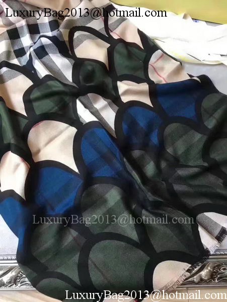 Burberry Cashmere Scarf BUR9211 Green