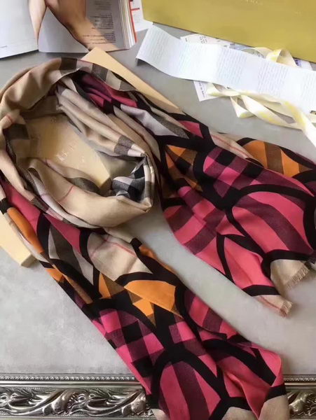 Burberry Cashmere Scarf BUR9211 Rose