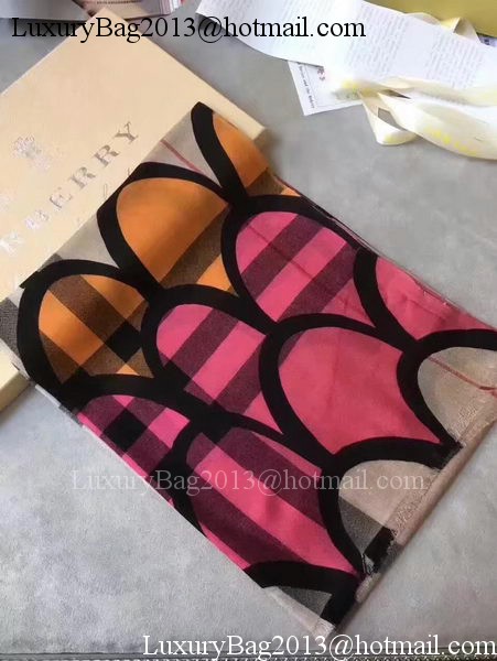 Burberry Cashmere Scarf BUR9211 Rose