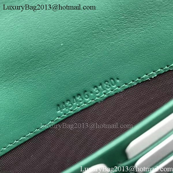 Gucci GG Marmont Continental Wallet 443436 Green