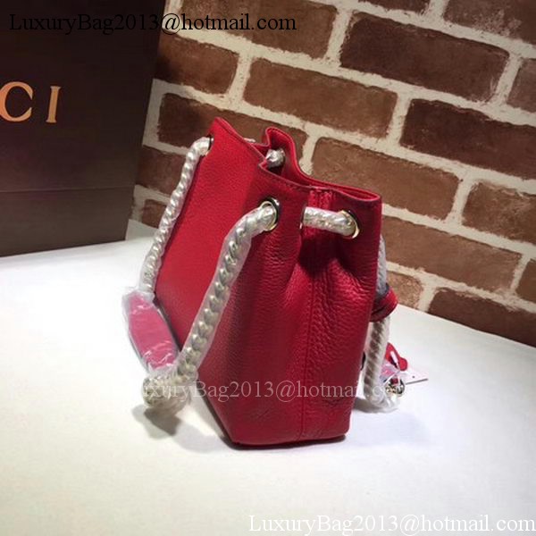 Gucci Soho Small Tote Bag Calfskin Leather 387043 Red