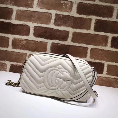 Gucci GG Marmont Matelasse mini Bag 446732 OffWhite