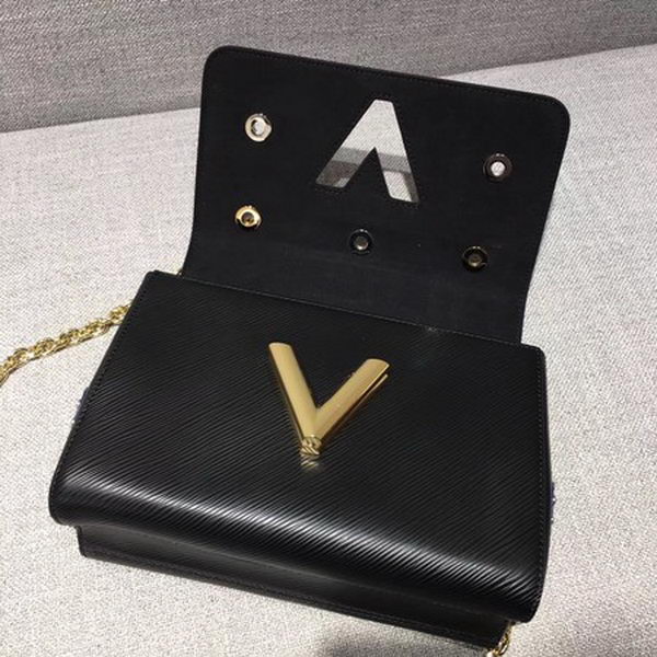 Louis Vuitton Epi Leather TWIST MM Bag M54220 Black