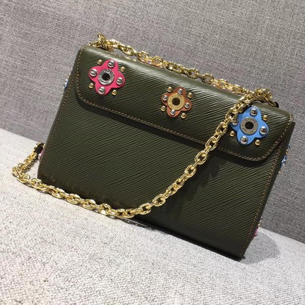 Louis Vuitton Epi Leather TWIST MM Bag M54220 Green